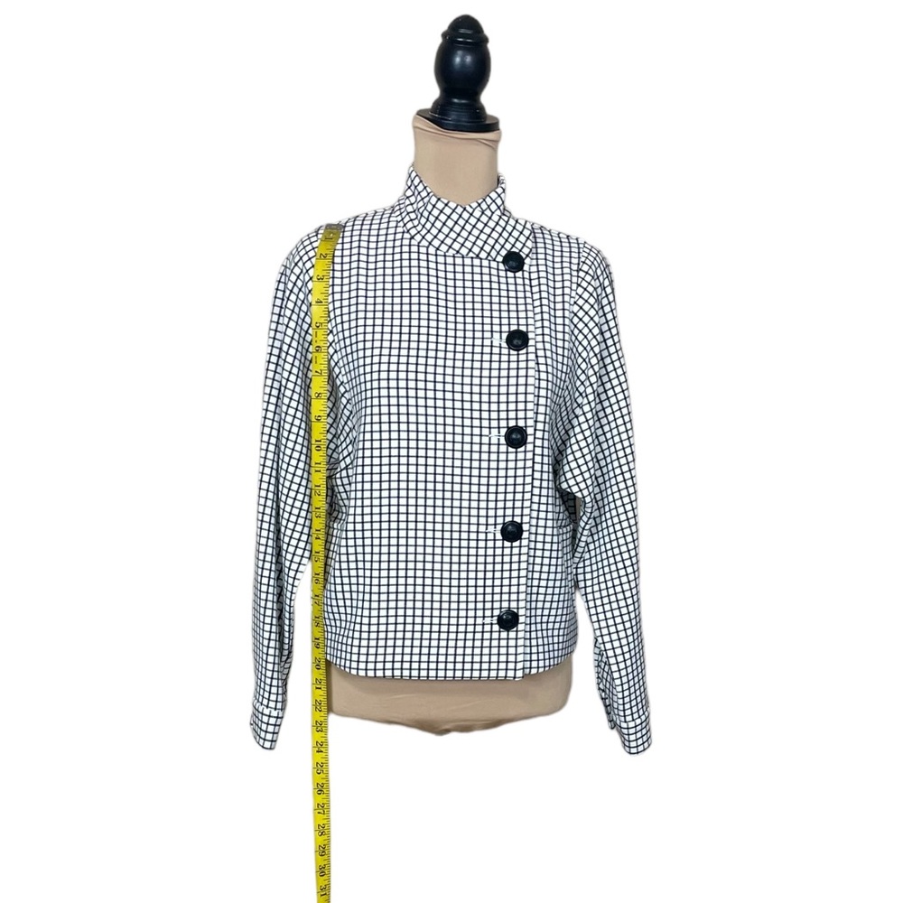 CAbi Windowpane Jacket Small NWT - Picture 7 of 15
